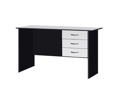 PW2448 Writing table with 3 fixed Drawers